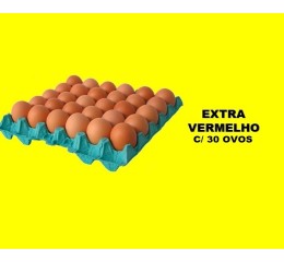 BANDEJA OVOS EXTRA VERMELHO C/30 OVOS